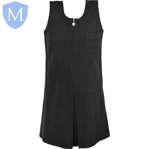 Plain Girls Pinafore - Black Size 11-12,Size 13,Size 15-16,Size 2-3,Size 3-4,Size 4-5,Size 5-6,Size 6-7,Size 7-8,Size 8-9,Size 9-10