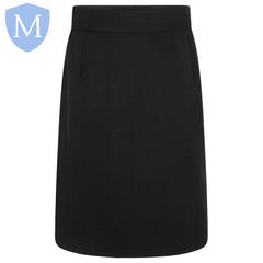 Plain Girls Straight Waist Skirt - Black (POA) Mansuri
