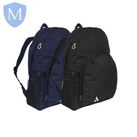 Plain Heavy Duty Senior Backpack Storage Bag - Black/Navy (SB3355) (POA) Mansuri