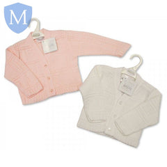 Plain Knitted Baby Girls Cardigan (10557) (Prem) (Baby Cardigan) Mansuri