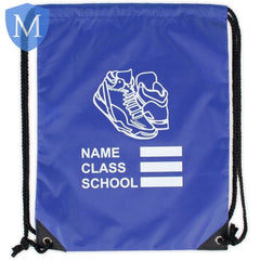 Plain PE Gym Drawstring Bag (Name-Class-School) [NOT EGB14] Mansuri