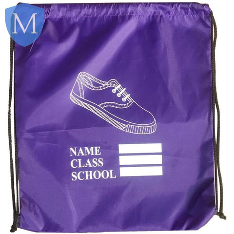 Plain PE Gym Drawstring Bag (Name-Class-School) [NOT EGB14] Mansuri