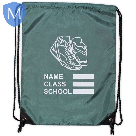 Plain PE Gym Drawstring Bag (Name-Class-School) [NOT EGB14] Mansuri