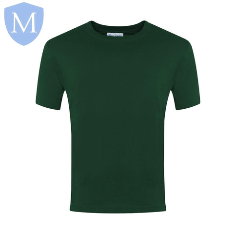 Plain Sports Round Neck T-Shirts - Green Size 11-13,Size 2-3,Size 2XL,Size 3-4,Size 3XL,Size 5-6,Size 7-8,Size 9-10,Size Large,Size Medium,Size Small,Size XL