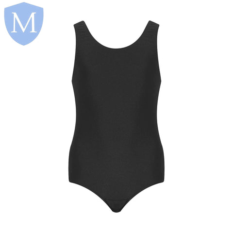 Plain Swimming Costume (Standard) - Black Size 10,Size 10-11,Size 11-12,Size 12,Size 14,Size 16,Size 4-5,Size 5-6,Size 6-7,Size 7-8,Size 8-9,Size 9-10