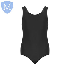 Plain Swimming Costume (Standard) - Black Size 10,Size 10-11,Size 11-12,Size 12,Size 14,Size 16,Size 4-5,Size 5-6,Size 6-7,Size 7-8,Size 8-9,Size 9-10