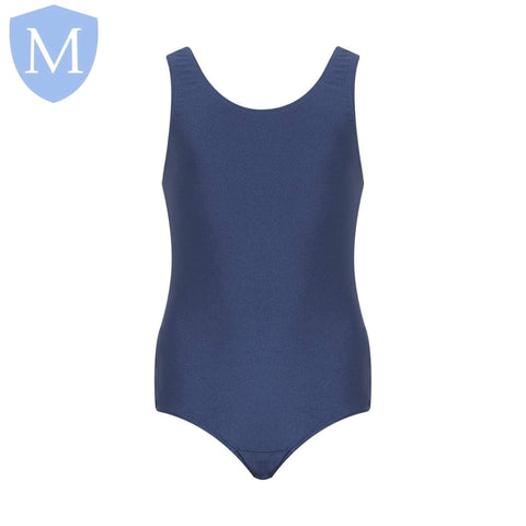 Plain Swimming Costume (Standard) - Navy Size 10,Size 10-11,Size 11-12,Size 12,Size 14,Size 16,Size 4-5,Size 5-6,Size 6-7,Size 7-8,Size 8-9,Size 9-10