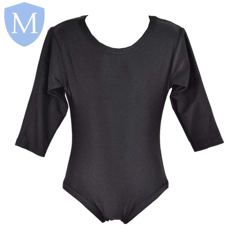 Plain Swimming Full Sleeved Leotard - Black Size 22,Size 24,Size 26,Size 28,Size 30,Size 32,Size 34,Size 36,Size 38,Size 40,Size 42,Size 44,Size 46,Size 48,Size 50