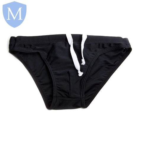 Plain Swimming Trunks (Standard) - Black Size 10-11,Size 11-12,Size 4-5,Size 5-6,Size 6-7,Size 7-8,Size 8-9,Size 9-10,Size Large,Size Medium,Size Small,Size XL