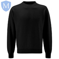 Plain Unisex Heavy-Duty Sweatshirt (Black) (POA) Mansuri