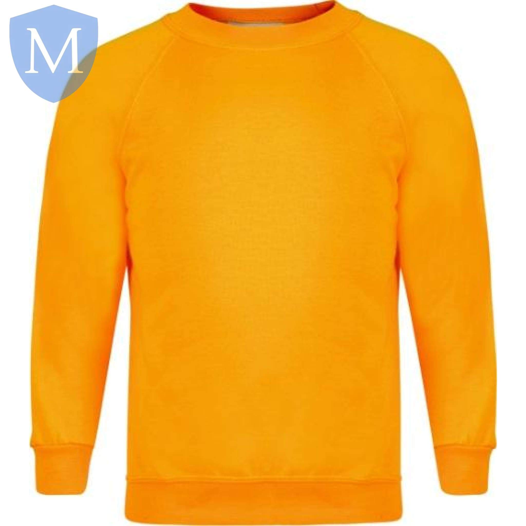 Plain Unisex Heavy-Duty Sweatshirt (Gold) Mansuri