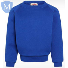 Plain Unisex Heavy-Duty Sweatshirt (Royal-Blue) (POA) Mansuri