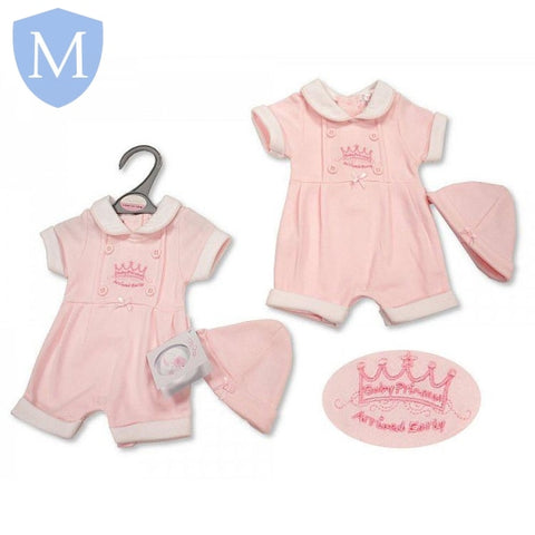 Premature Baby Girls Romper with Hat - Baby Princess (Baby Romper) Mansuri