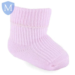 2 Pair Premature Tiny Baby White Ribbed Socks (PRS03) (Prem) Mansuri