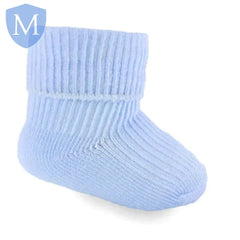 2 Pair Premature Tiny Baby White Ribbed Socks (PRS03) (Prem) Mansuri