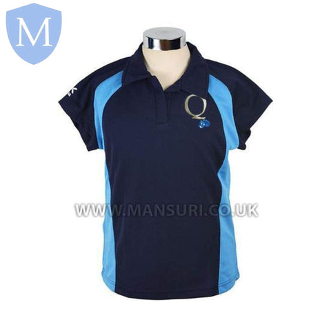 Queensbridge P.E Polo (Girls) (Akoa) XXS,2XL,Large,Medium,Small,X-Large,XS