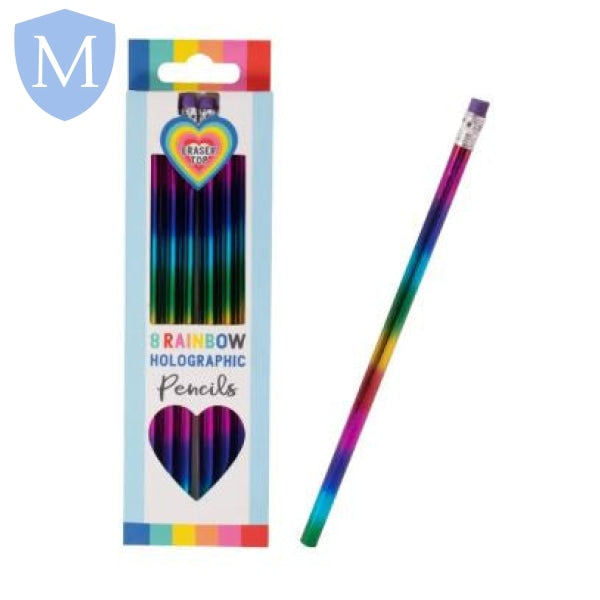 Rainbow Pencils - 8 Piece (Stationery Essential) Mansuri
