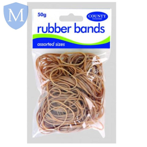 Rubber Bands Hang 50gm - Natural(12) (Stationery Essential) Mansuri