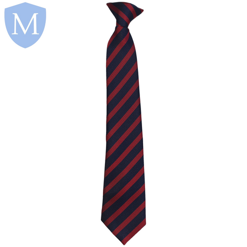 Saltley Clip On Tie Red Default Title