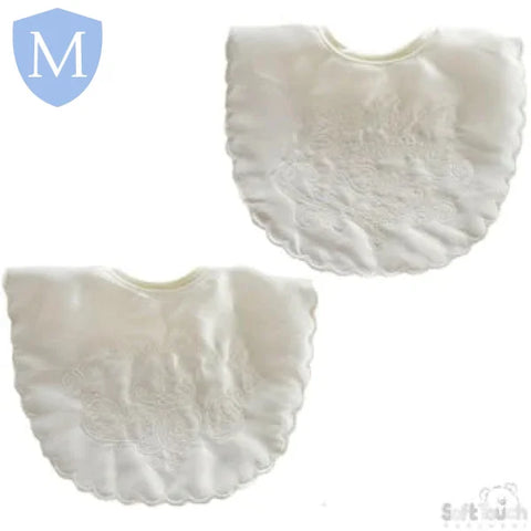 Satin Christening Bib (P5172) (Baby Bibs) Mansuri