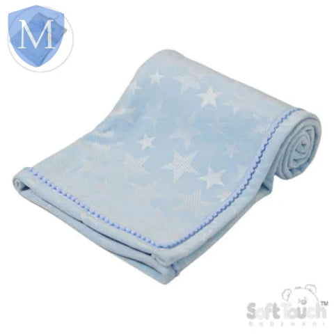 Star Embossed Mink Baby Wrap (FBP230) (Baby Wrap) Mansuri