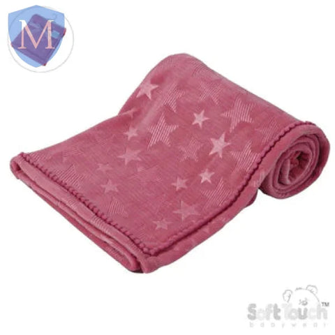 Star Embossed Mink Baby Wrap (FBP230) (Baby Wrap) Mansuri