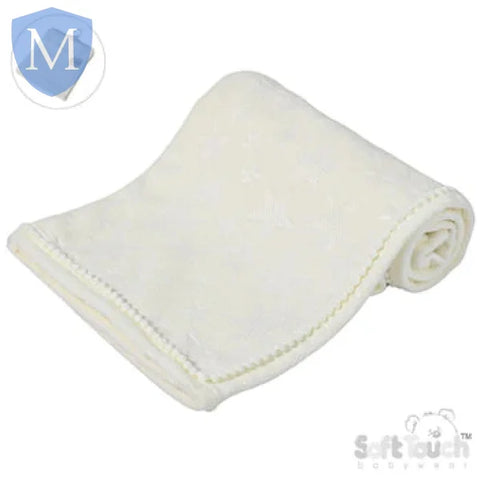 Star Embossed Mink Baby Wrap (FBP230) (Baby Wrap) Mansuri