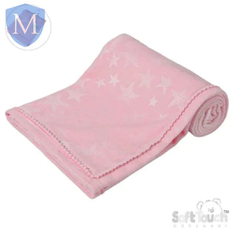 Star Embossed Mink Baby Wrap (FBP230) (Baby Wrap) Mansuri