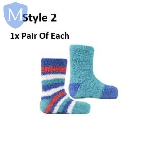 Tick Tock Baby Cosy Gripper Socks (44B525) (Baby Socks) Mansuri