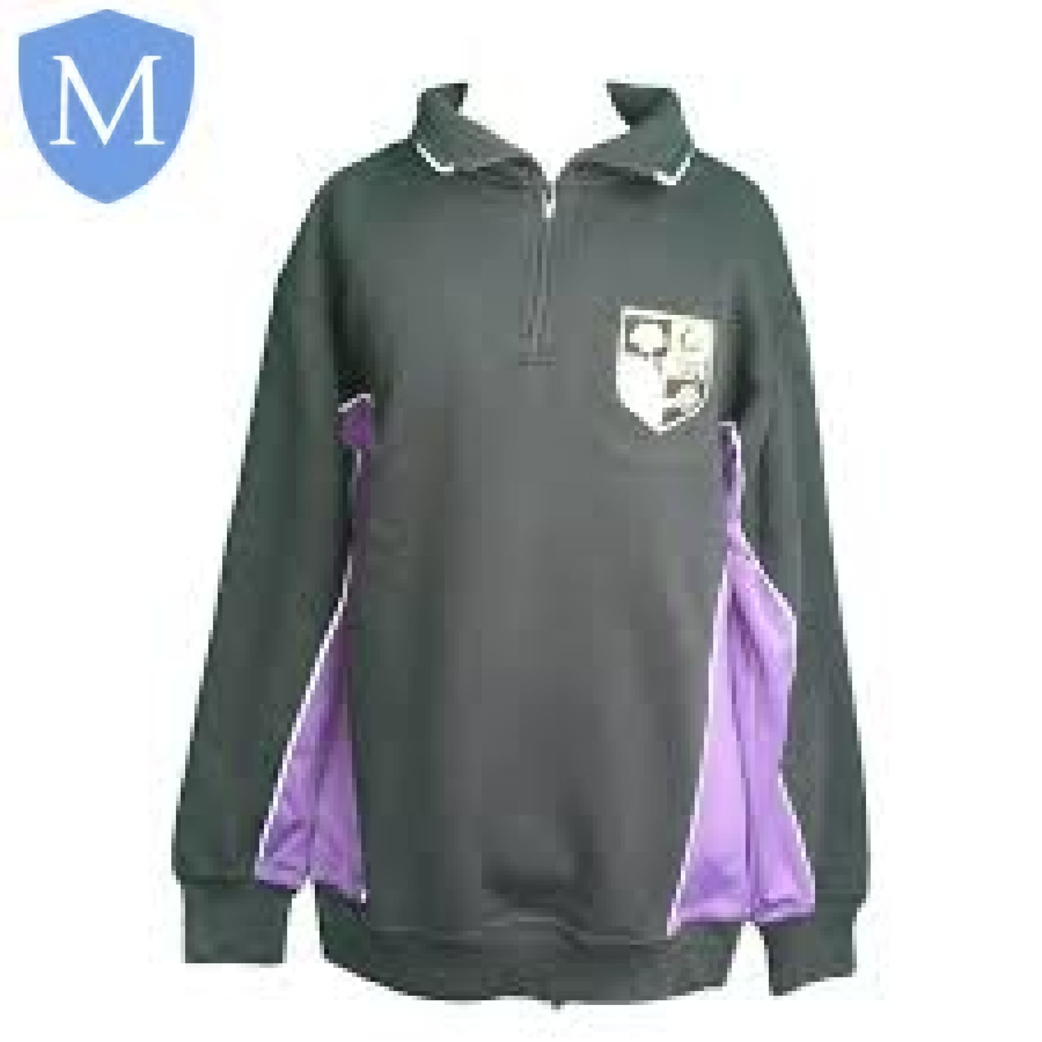 Tile Cross Fleece - Purple (POA) Mansuri