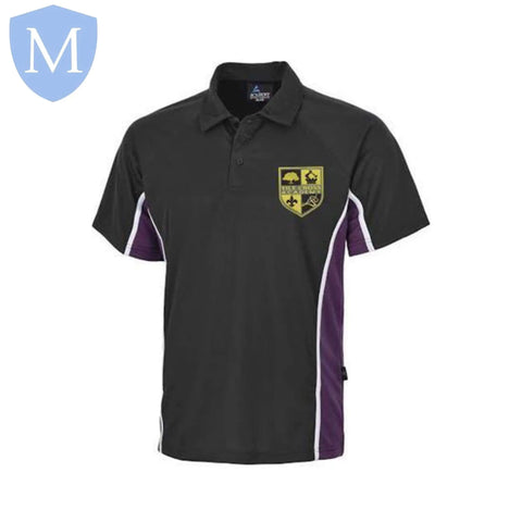 Tile Cross PE Polo - Purple (Kenrick) 26-28 (9-10 Years),28-30 (XXS - 11 Years),30-32 (XS - 12 Years),32-34 (Small - 13 Years),34-36 (Medium - 14 Years),38-40 (large 15-16 Years),42-44 (X-Large),46-48 (XXL),50-52 (XXXL)