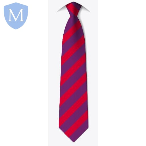 Washwood Heath Academy Long Tie - Chamb Red (52" Long Tie) Mansuri