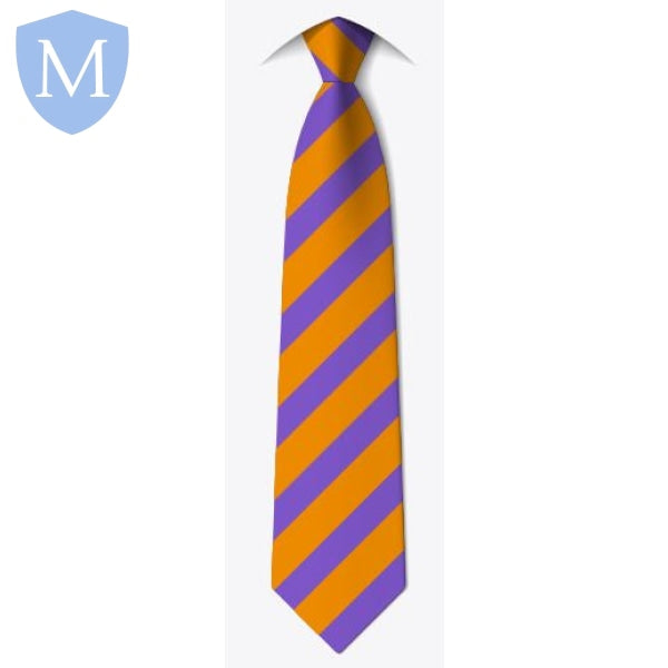 Washwood Heath Academy Long Tie - Orange (52" Long Tie) Mansuri
