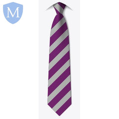 Washwood Heath Academy Long Tie - Seacol - Silver (52" Long Tie) Mansuri